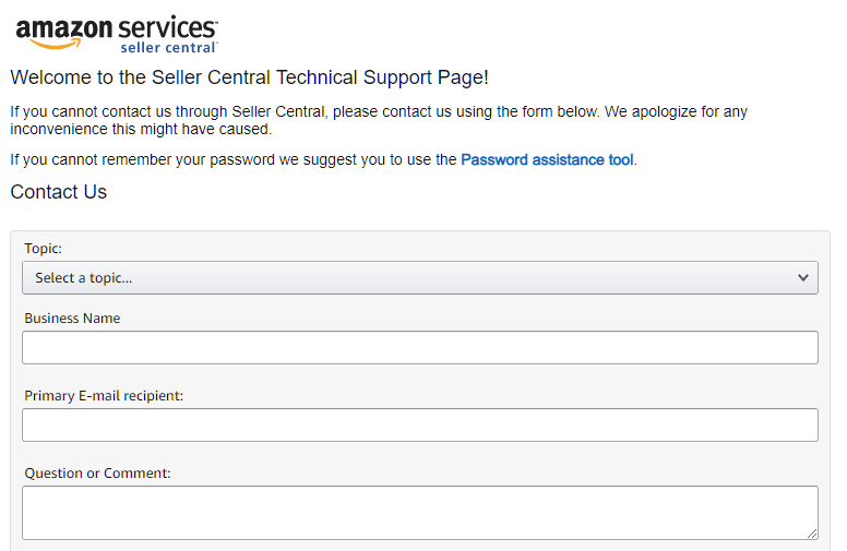 amazon-services-contact-form