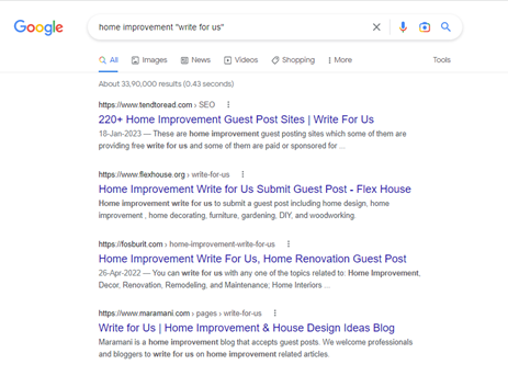google-search-result-page-home-improvement