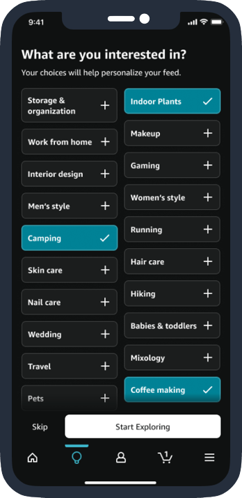 amazon-shopping-app-interface